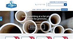 Desktop Screenshot of ldsmithplumbing.com